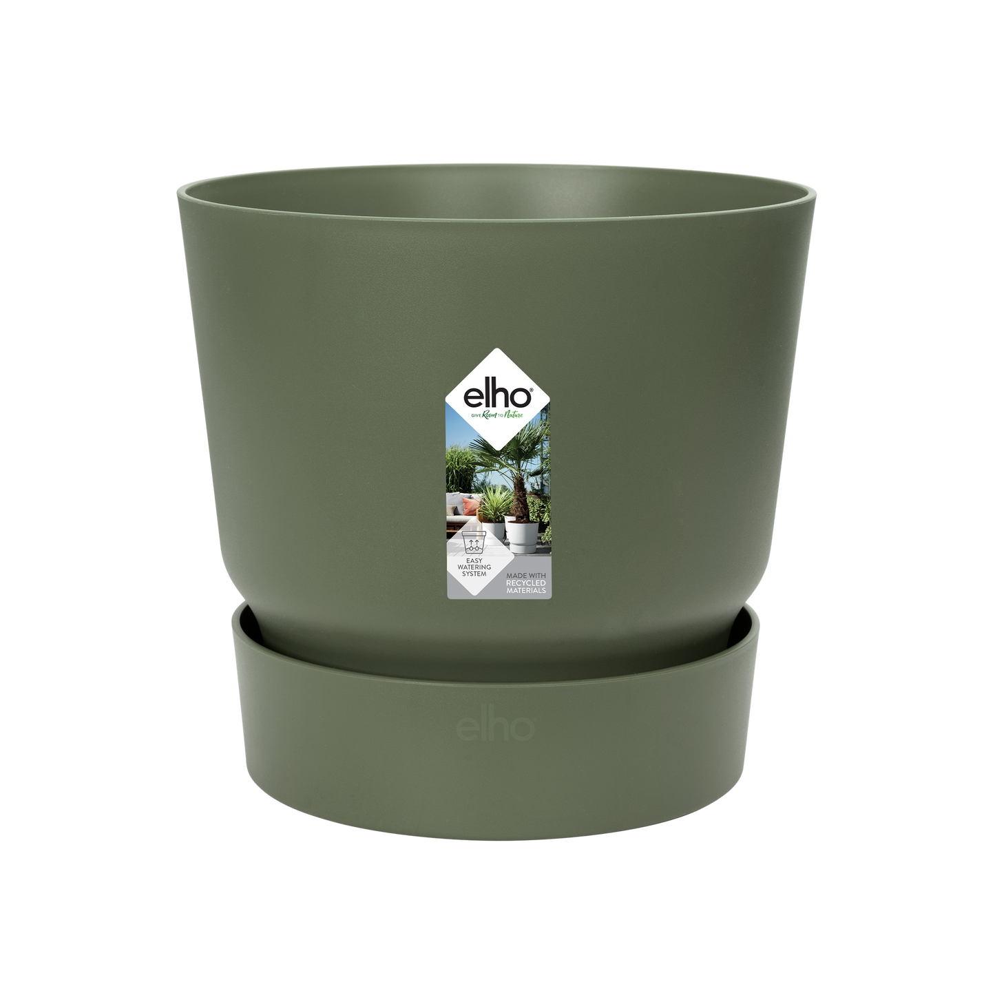 elho Greenville Round Pflanztopf Grün D14 x H13 cm