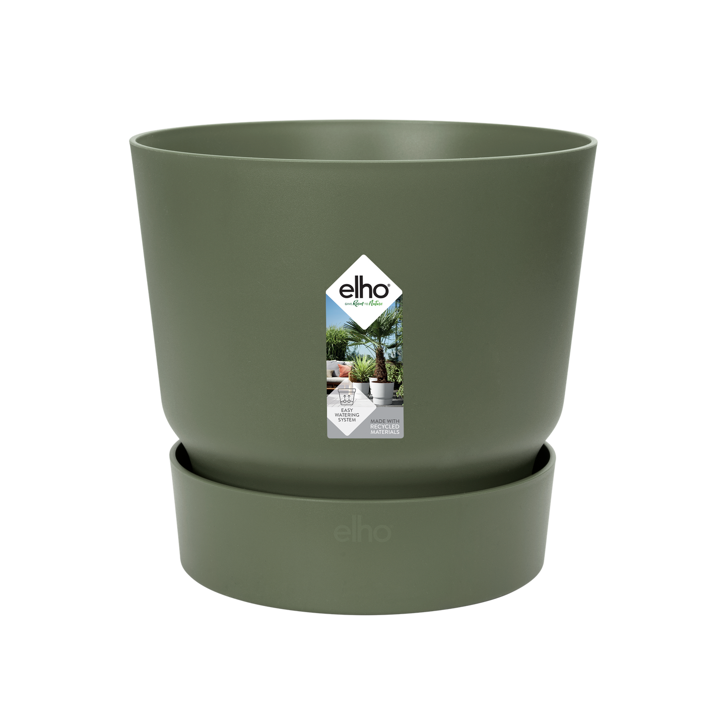 elho Greenville Round Pflanzentopf Grün D18 x H17 cm