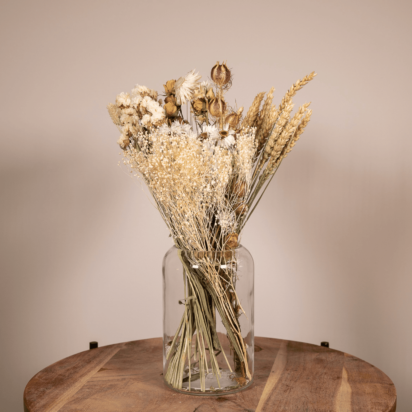 Trockenblumen Feldblumenstrauß Natürlich Ø15cm × 35cm