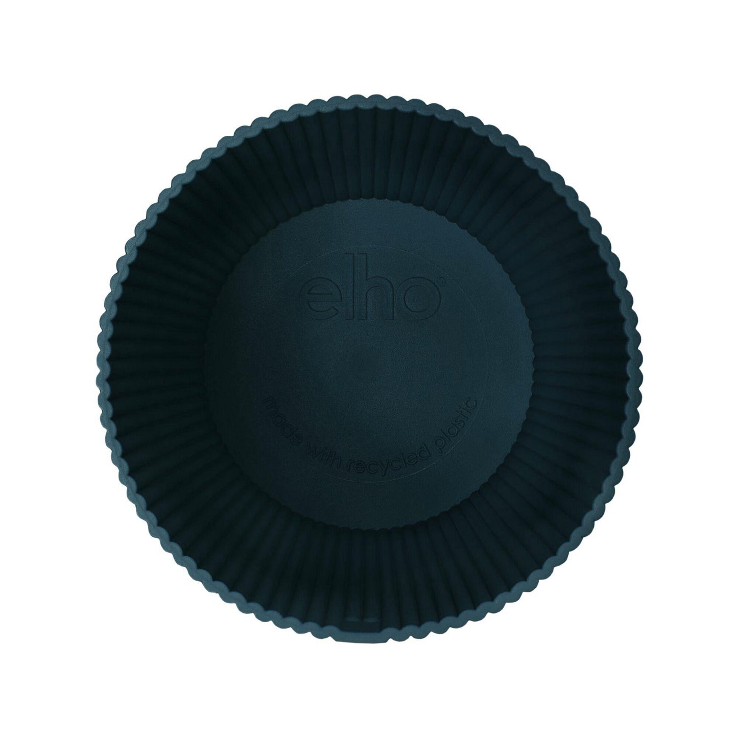 Elho Vibes Fold Round Blauer Pflanzentopf D14 x H13 cm