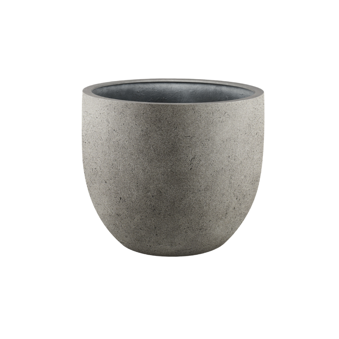 Pot Grigio New Egg Natural Concrete - Moderner Pflanzkübel D55xH46
