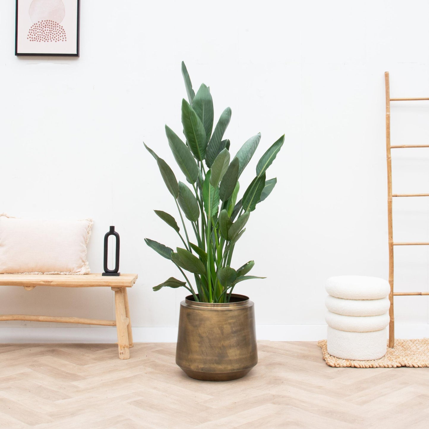 Pot Indigo Vintage Gold D33 x H31 – Stilvoller Pflanzentopf