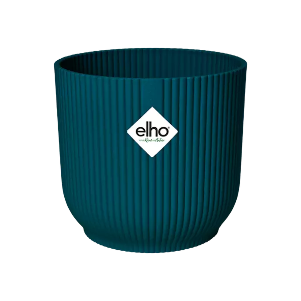Elho Vibes Fold Pflanzgefäß Rund 16 cm Tiefblau