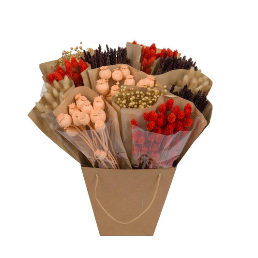 Getrocknete Blumen - Dried Mono Mix Dark Amber - 50cm
