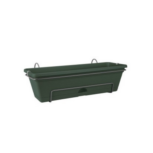 Balkonbak Pflanzkasten 50x17x26 cm Grün – Pflegeleicht & Stilvoll