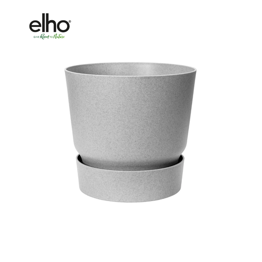 elho Greenville Round Pflanzkübel Grau Ø24 x H23 cm