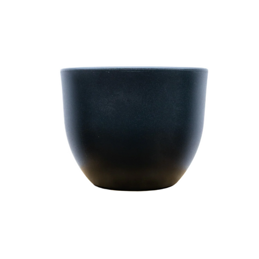 Pot Eggy Anthrazit – Moderner Pflanztopf D55 x H43 cm