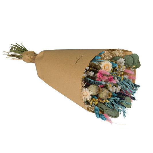 Getrocknete Blumen Field Bouquet Large – Summer Blue – 8 Sträuße, ca. 60 cm