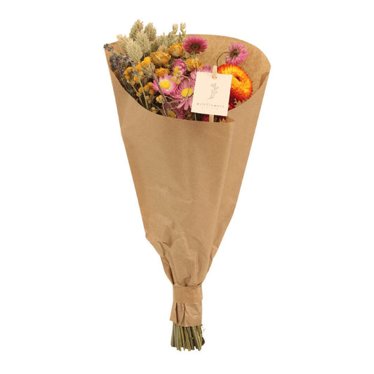 12x Field Bouquet Multi – Bunter Trockenstrauß 35cm