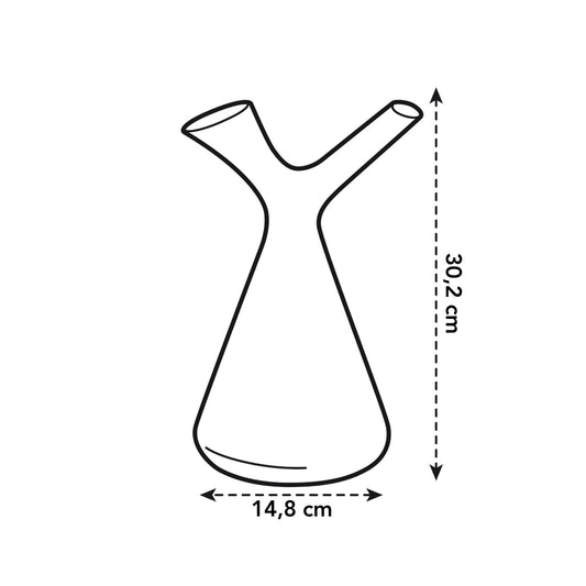 Plunge Gießkanne 1,7L Weiß – Modern & Ergonomisch