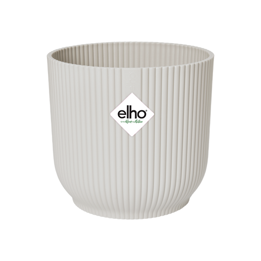 Elho Vibes Fold Round Topf Weiß - Ø25 x H23 cm