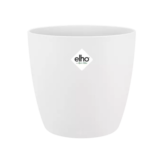 ELHO Brussels rund 22 cm weiß – eleganter Blumentopf