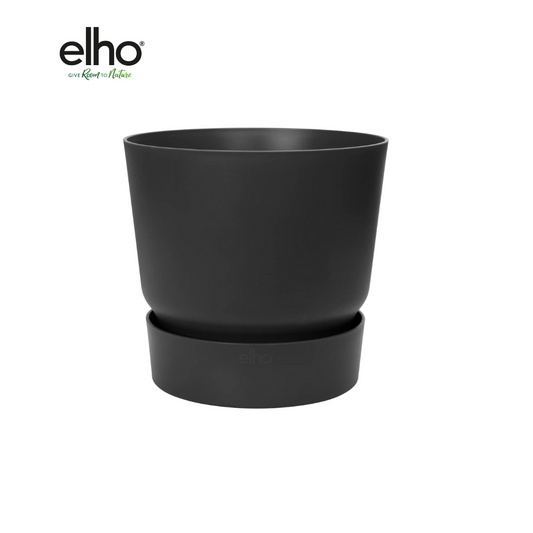 elho Greenville Round Pflanztopf Schwarz D24 x H23 cm