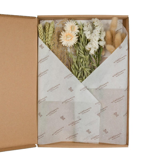 Getrocknete Blumen - Flowers in Letterbox, Natural, 5 Stück