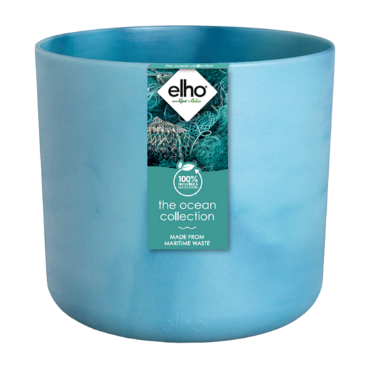 Elho Ocean Round Blumentopf Atlantic Blue D22 x H20 cm