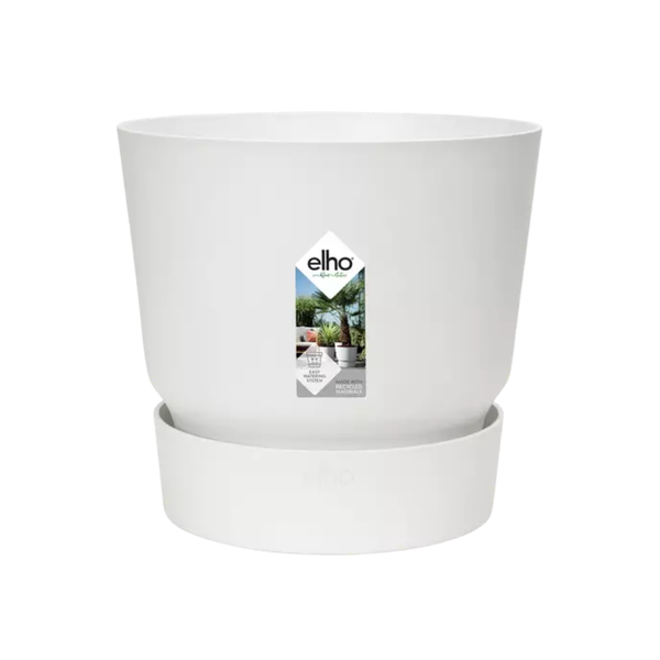 Elho Greenville Round Pflanztopf 30 cm Weiß