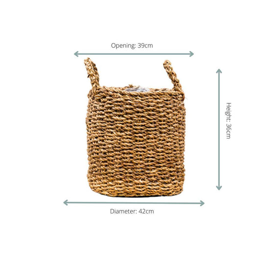 Korb Jack – Organisch geformter Dekorationskorb 42x36 cm