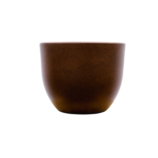 Pot Eggy Bronze – Moderner Pflanzentopf D65 x H51 cm