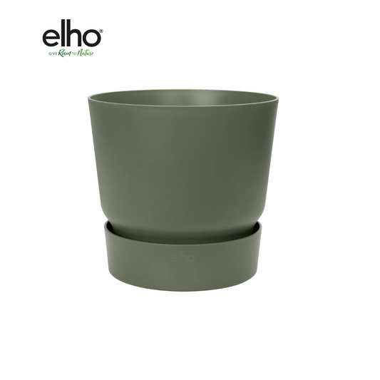 elho Greenville Round Pflanzentopf Grün – Ø30 x H28 cm