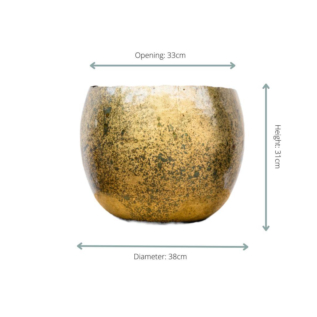 Ellen Brass – Stilvolle Metall-Dekoration 38x31 cm