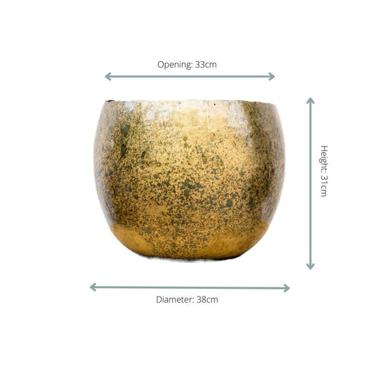 Ellen Brass – Stilvolle Metall-Dekoration 38x31 cm