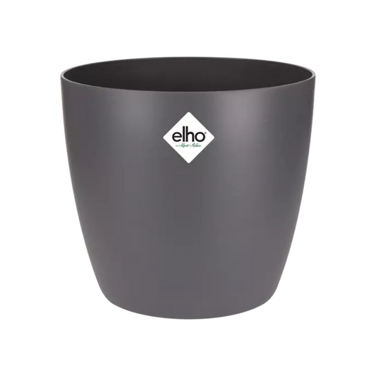 ELHO Brussels rund 30 cm Anthrazit – Stilvoller Pflanzentopf