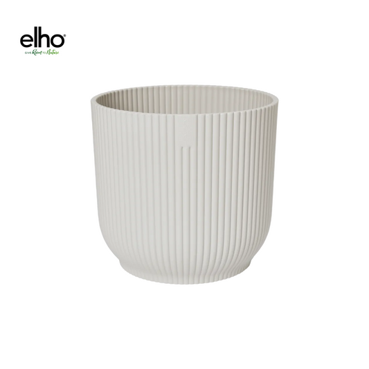 Elho Vibes Fold Round Topf Weiß - Ø25 x H23 cm